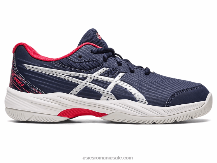 Asics miezul nopții/argint pur gel-joc școala de clasa a 9-a ZF4644273