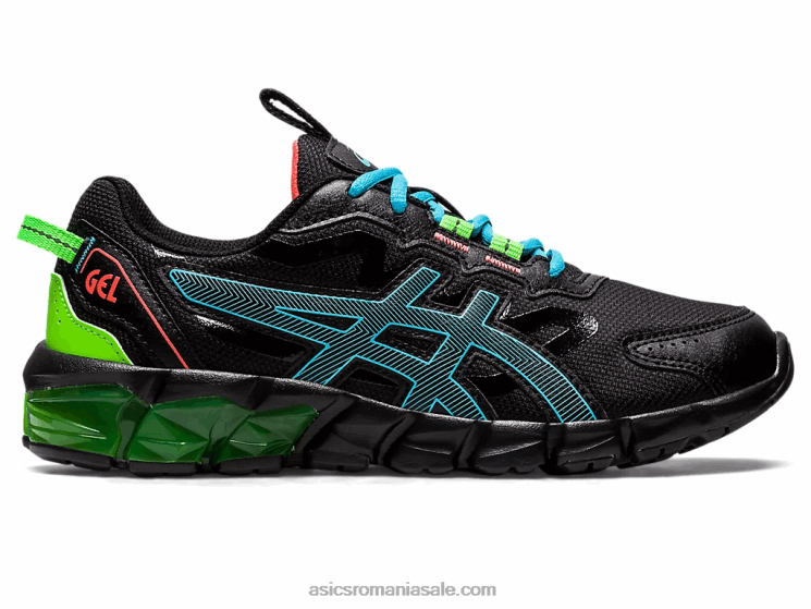 Asics negru/acvariu gel-quantum 90 clasa a 3-a scoala ZF4644373