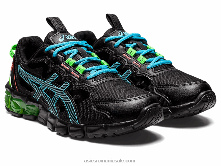 Asics negru/acvariu gel-quantum 90 clasa a 3-a scoala ZF4644373