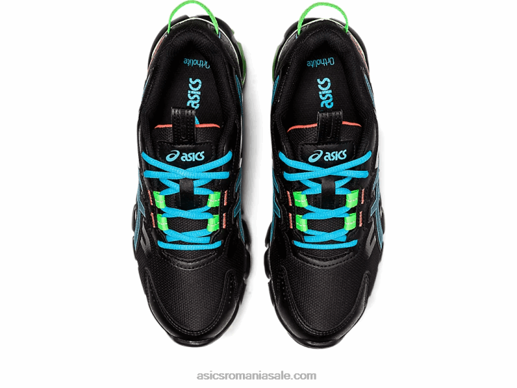 Asics negru/acvariu gel-quantum 90 clasa a 3-a scoala ZF4644373