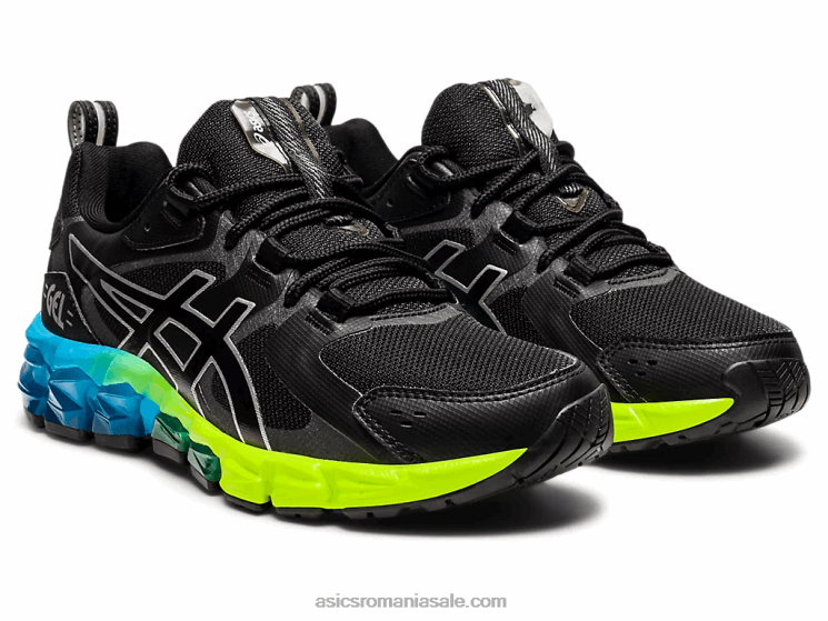 Asics negru/aizuri albastru gel-quantum 180 şcoala clasa a 6-a ZF4644315