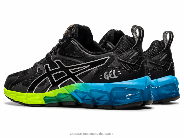 Asics negru/aizuri albastru gel-quantum 180 şcoala clasa a 6-a ZF4644315
