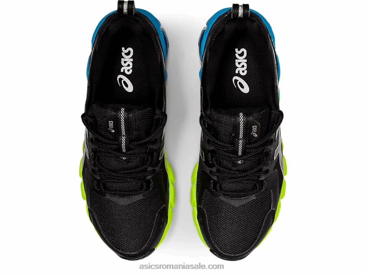 Asics negru/aizuri albastru gel-quantum 180 şcoala clasa a 6-a ZF4644315