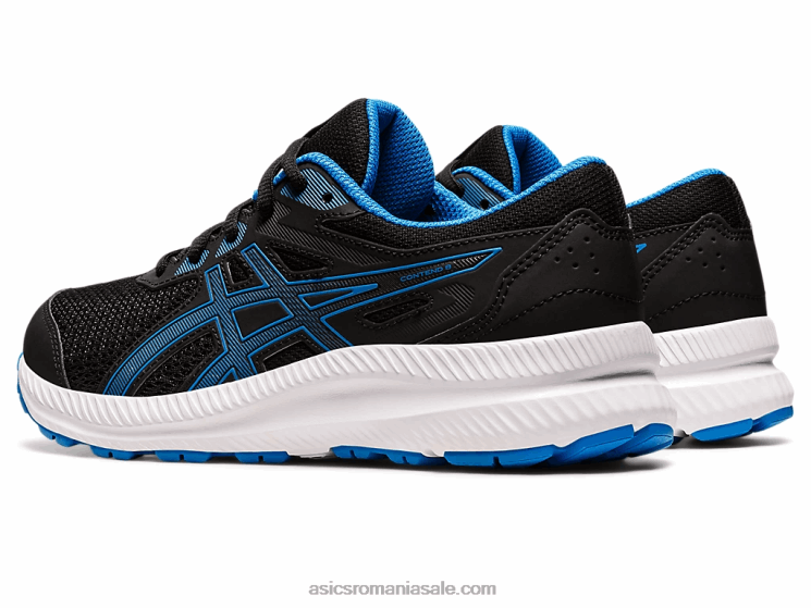 Asics negru/albastru electric susțin școala clasa a 8-a ZF4644394