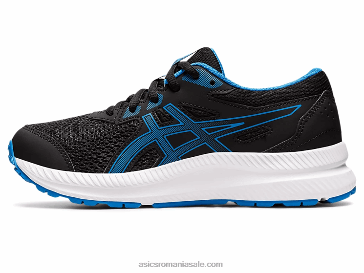 Asics negru/albastru electric susțin școala clasa a 8-a ZF4644394