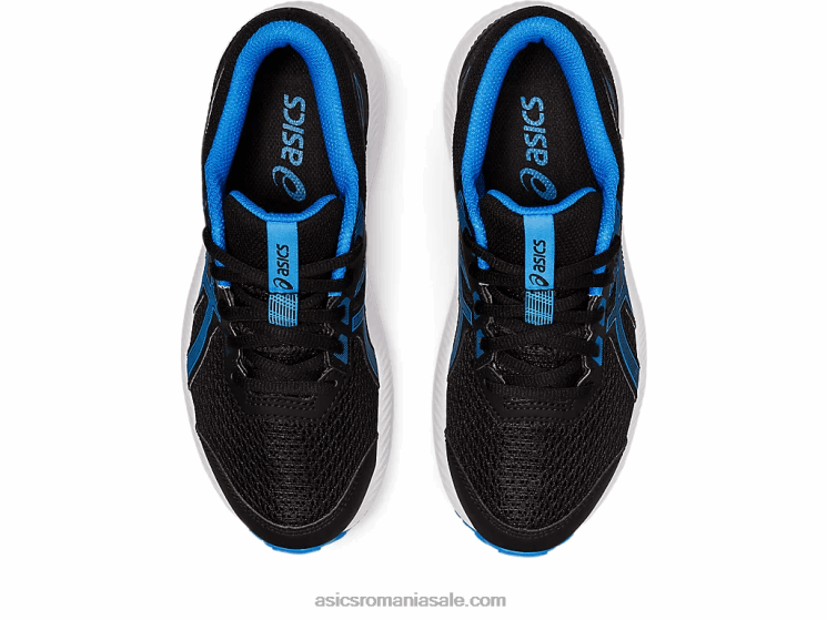 Asics negru/albastru electric susțin școala clasa a 8-a ZF4644394