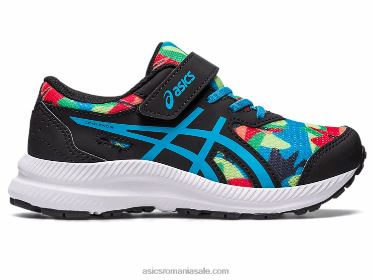 Asics negru/albastru insula susțin 8 preșcolari ZF4644247