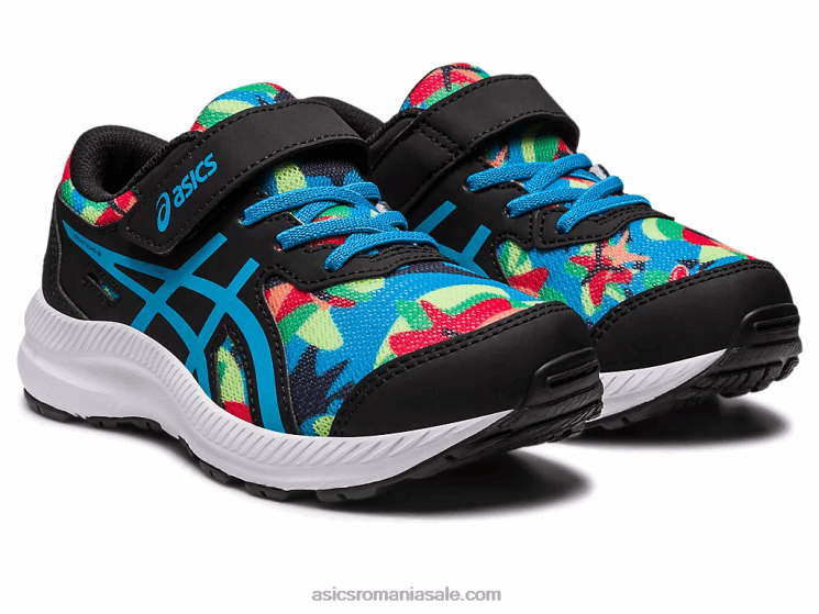 Asics negru/albastru insula susțin 8 preșcolari ZF4644247