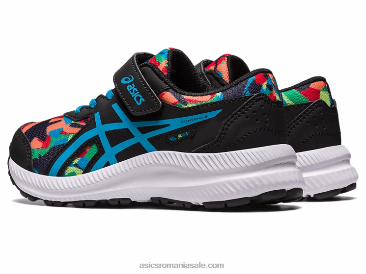 Asics negru/albastru insula susțin 8 preșcolari ZF4644247