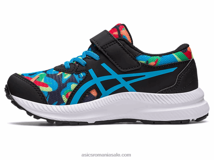 Asics negru/albastru insula susțin 8 preșcolari ZF4644247