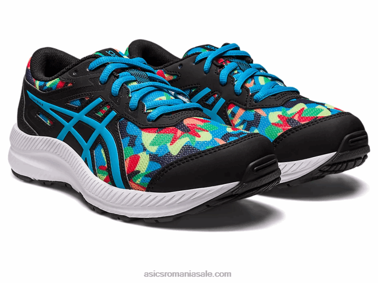 Asics negru/albastru insula susțin școala clasa a 8-a ZF4644256