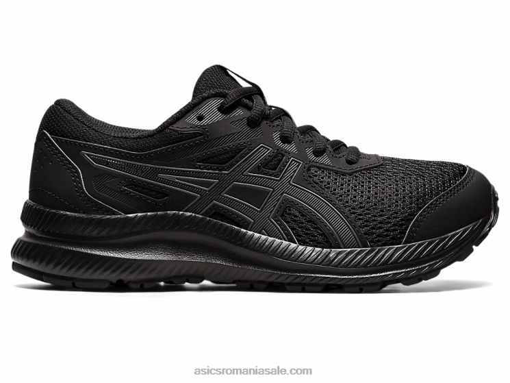 Asics negru/gri purtător susțin școala clasa a 8-a ZF4644402