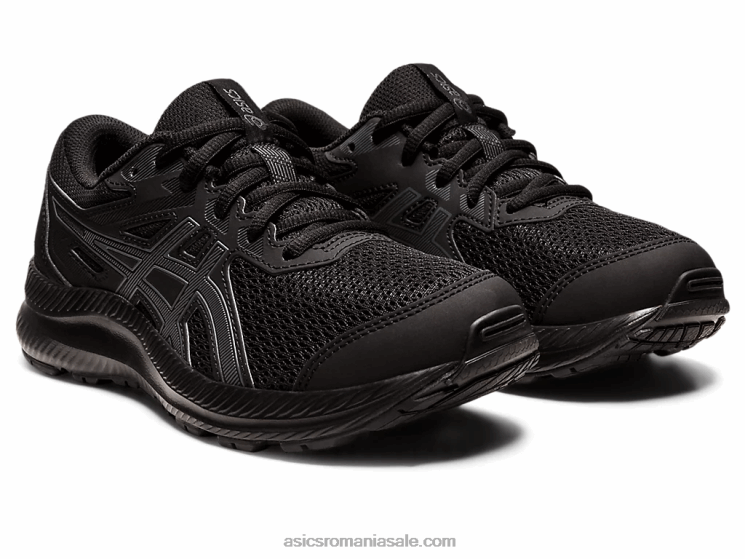 Asics negru/gri purtător susțin școala clasa a 8-a ZF4644402