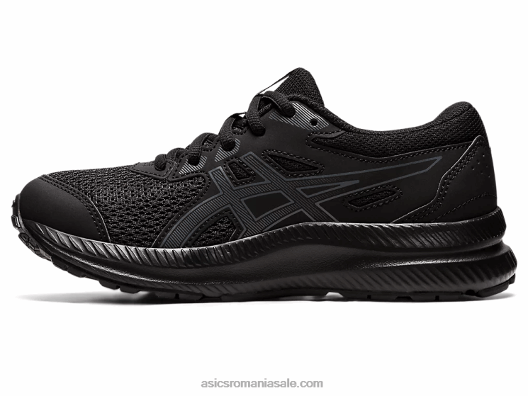 Asics negru/gri purtător susțin școala clasa a 8-a ZF4644402