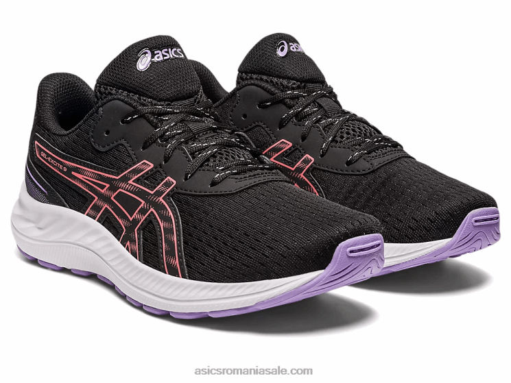 Asics negru/papaia gel-excite școala clasa a 9-a ZF4644302