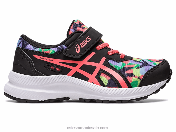 Asics negru/papaia susțin 8 preșcolari ZF4644249
