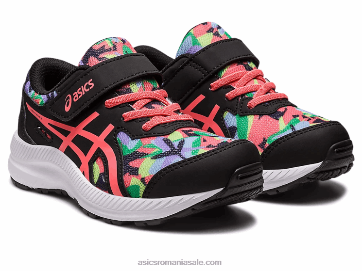 Asics negru/papaia susțin 8 preșcolari ZF4644249