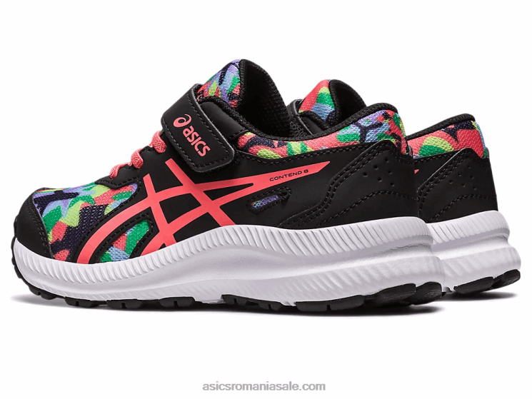 Asics negru/papaia susțin 8 preșcolari ZF4644249