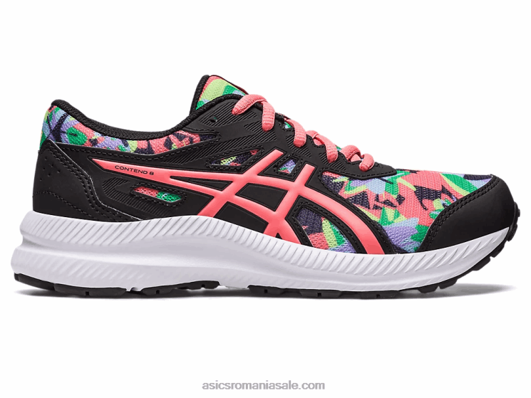 Asics negru/papaia susțin școala clasa a 8-a ZF4644250