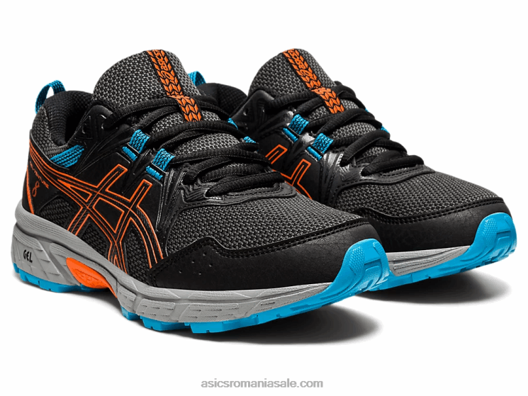 Asics negru/portocaliu galben gel-venture scoala clasa a 8-a ZF4644496