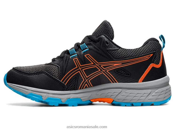 Asics negru/portocaliu galben gel-venture scoala clasa a 8-a ZF4644496