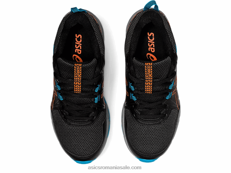 Asics negru/portocaliu galben gel-venture scoala clasa a 8-a ZF4644496