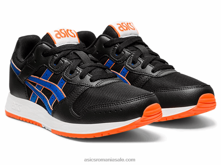 Asics negru/ton albastru lyte clasică școală ZF4644447