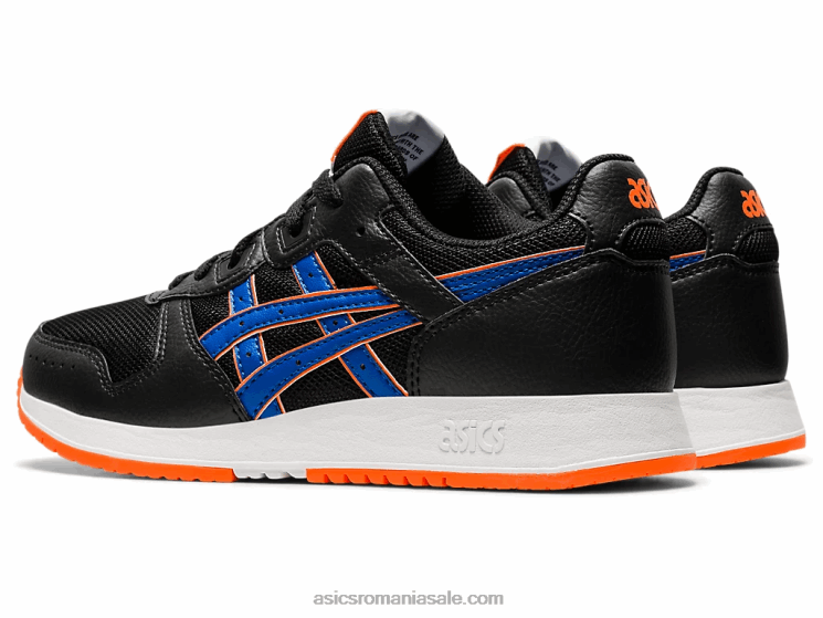 Asics negru/ton albastru lyte clasică școală ZF4644447
