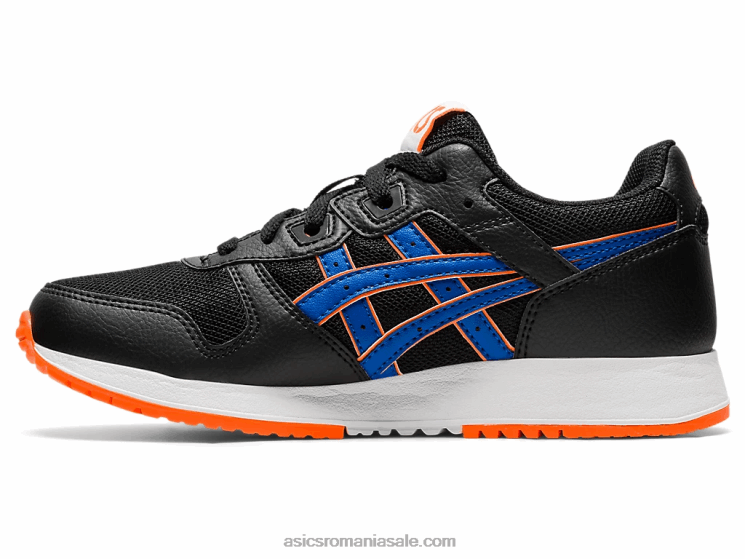 Asics negru/ton albastru lyte clasică școală ZF4644447