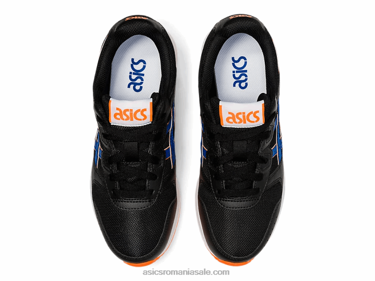 Asics negru/ton albastru lyte clasică școală ZF4644447