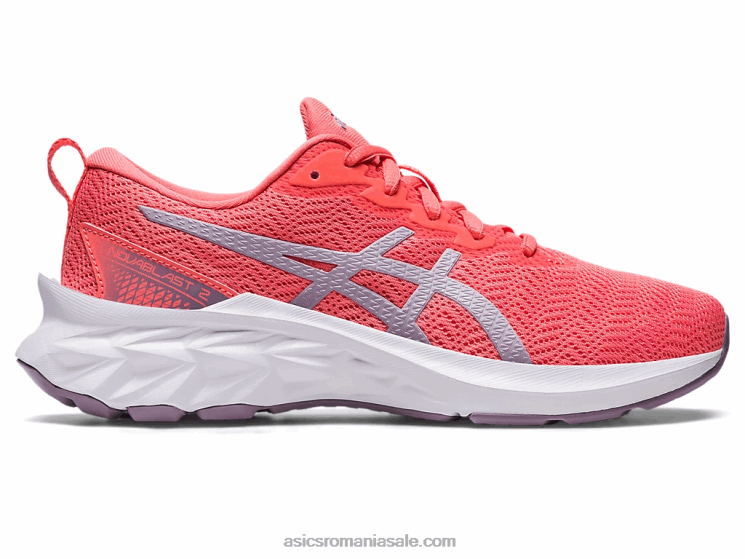 Asics papaya/violet dusk școala clasa a 2-a novablast ZF4644285