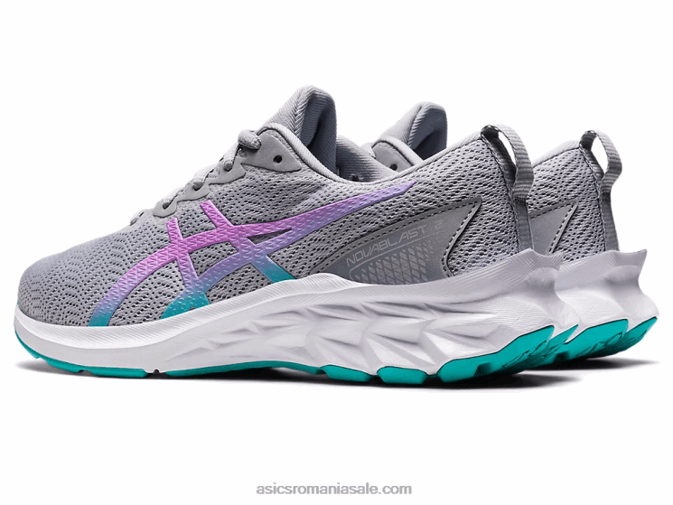 Asics piemont gri/lavandă strălucire școala clasa a 2-a novablast ZF4644427