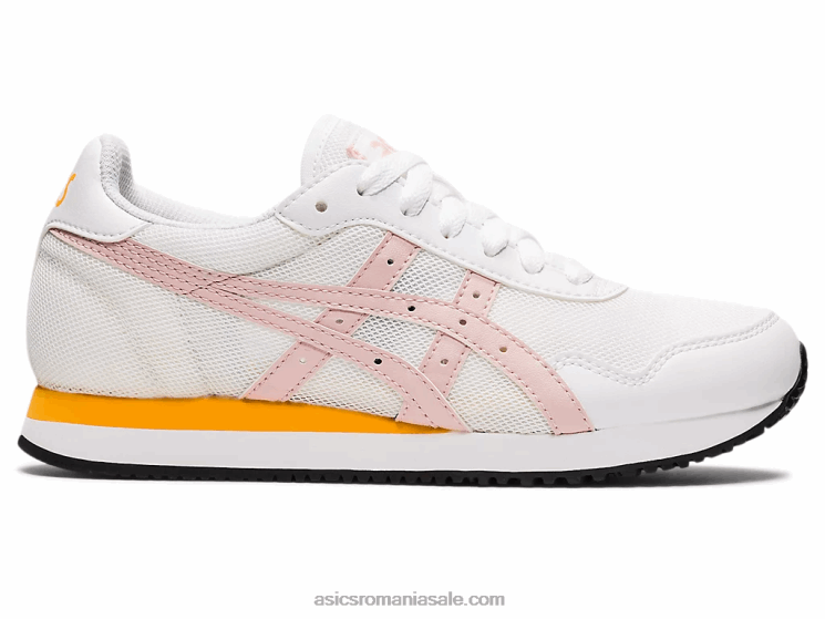 Asics piersic alb/ghimbir școală primară Tiger Runner ZF4644450