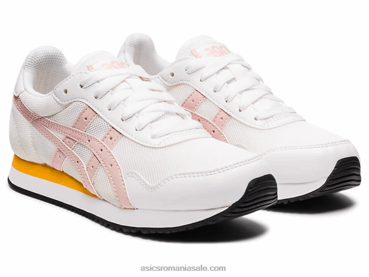 Asics piersic alb/ghimbir școală primară Tiger Runner ZF4644450