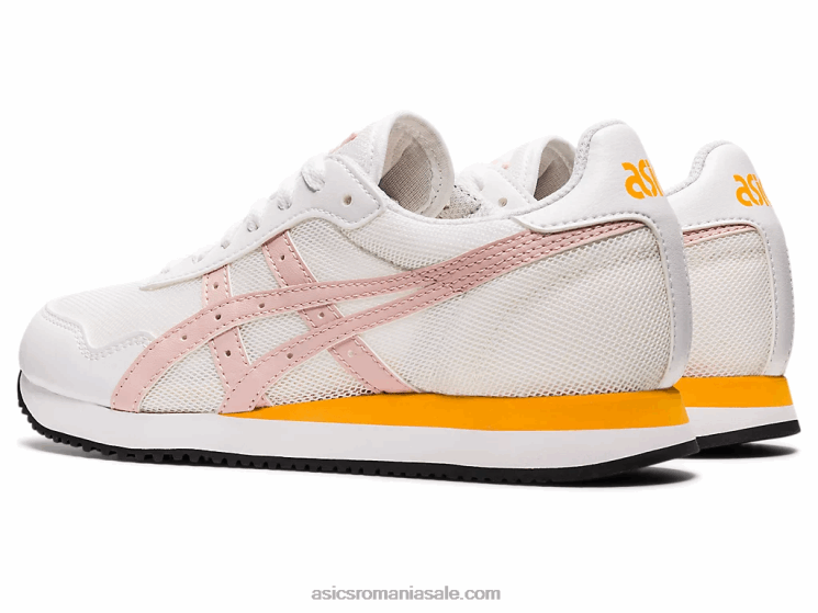 Asics piersic alb/ghimbir școală primară Tiger Runner ZF4644450
