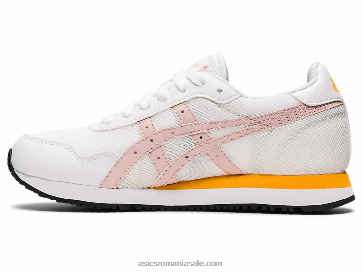 Asics piersic alb/ghimbir școală primară Tiger Runner ZF4644450