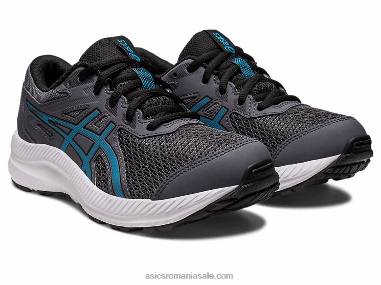 Asics purtător gri/albastru insula susțin școala clasa a 8-a ZF4644245