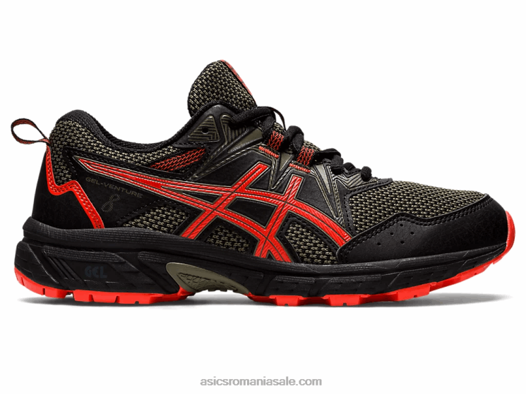 Asics roșie neagră/cherry gel-venture scoala clasa a 8-a ZF4644389