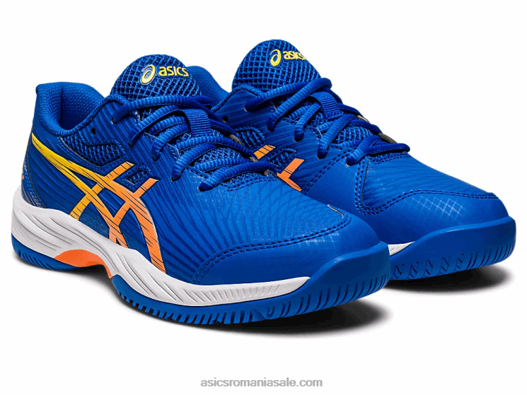 Asics ton albastru/piersica soarelui gel-joc școala de clasa a 9-a ZF4644227