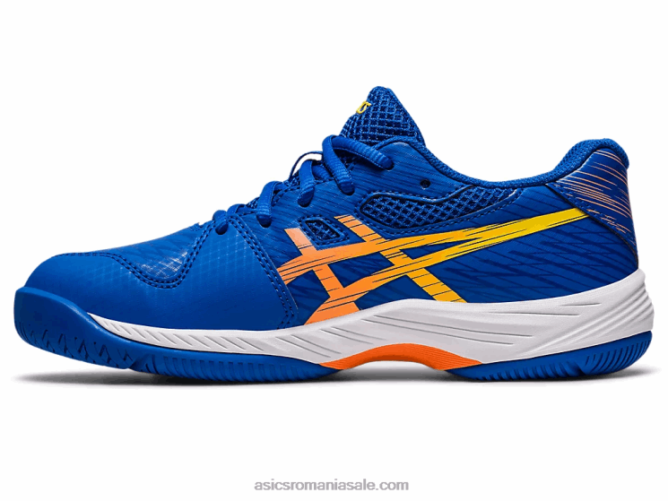 Asics ton albastru/piersica soarelui gel-joc școala de clasa a 9-a ZF4644227