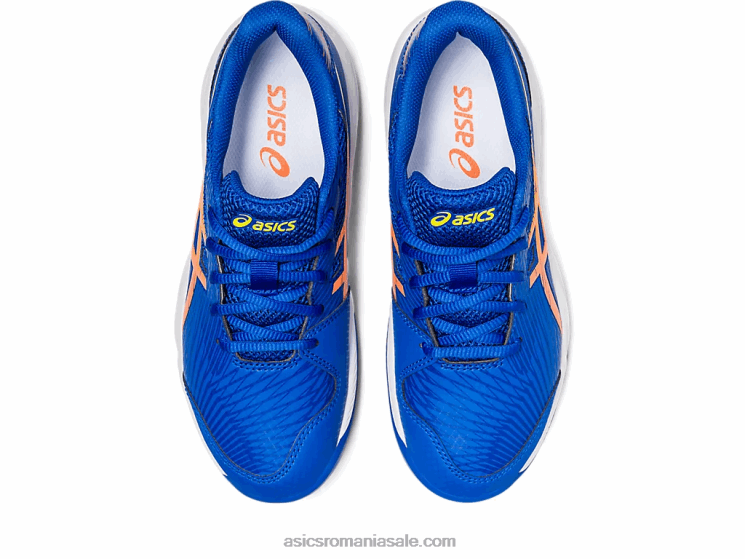 Asics ton albastru/piersica soarelui gel-joc școala de clasa a 9-a ZF4644227