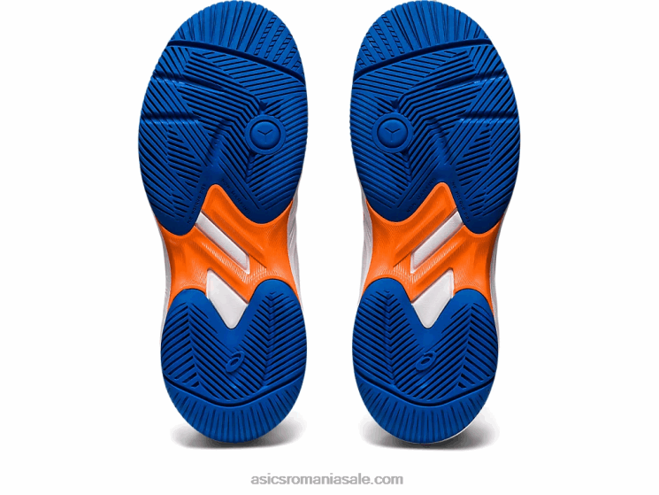 Asics ton albastru/piersica soarelui gel-joc școala de clasa a 9-a ZF4644227
