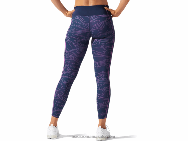 Asics albastru francez/struguri digitale strâmt grafic pentru femei ZF4644033