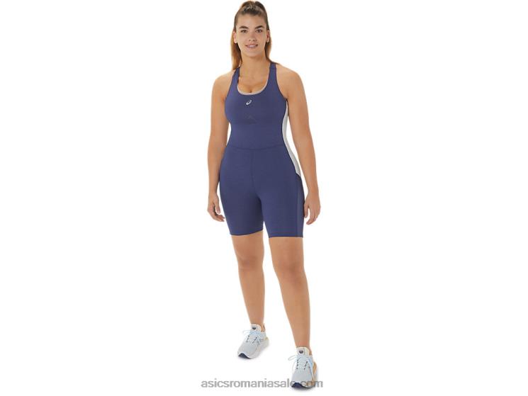 Asics albastru indigo erica/cerul nagino run unitard pentru femei ZF4642246