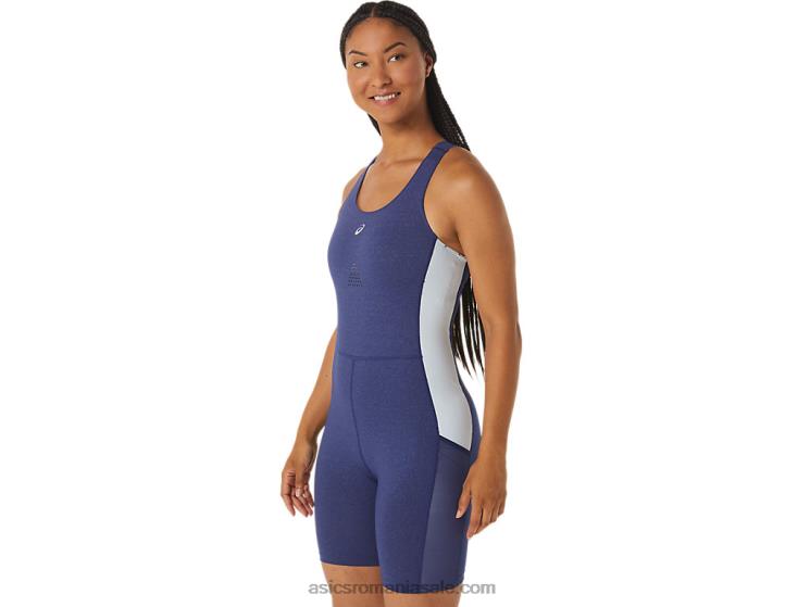 Asics albastru indigo erica/cerul nagino run unitard pentru femei ZF4642246