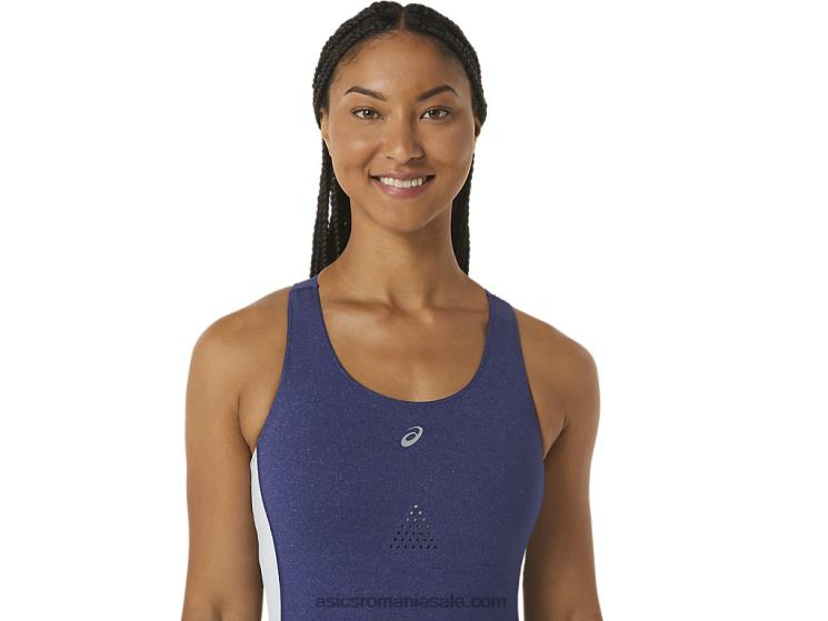 Asics albastru indigo erica/cerul nagino run unitard pentru femei ZF4642246