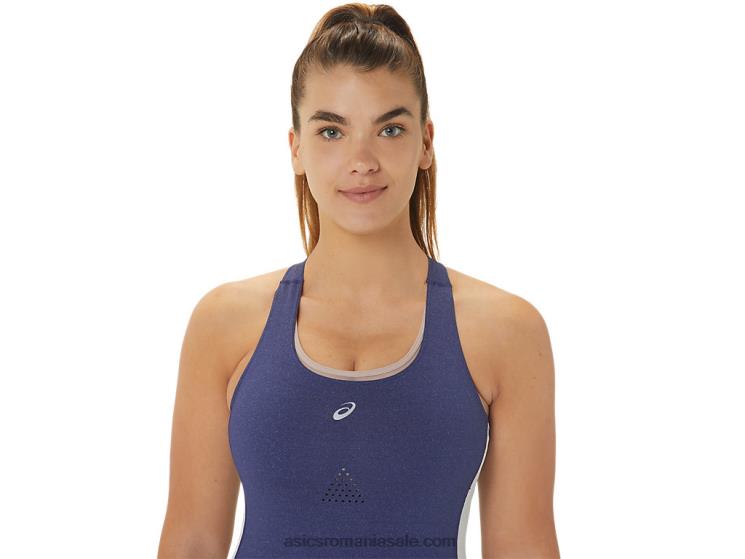 Asics albastru indigo erica/cerul nagino run unitard pentru femei ZF4642246