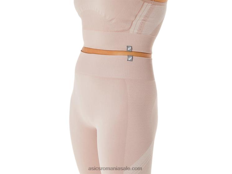 Asics cafeniu dres nagino flex fără cusături pentru femei ZF4642144