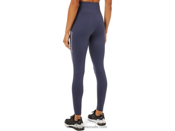 Asics ceață indigo tight cu logo pentru femei ZF4643392