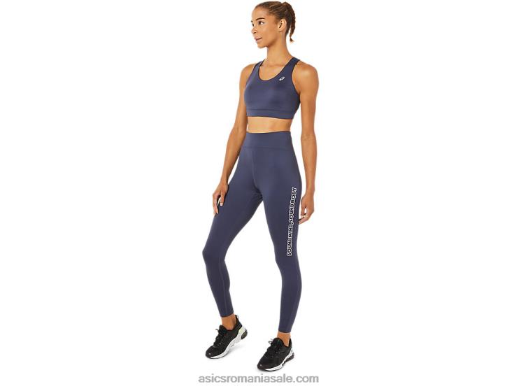 Asics ceață indigo tight cu logo pentru femei ZF4643392